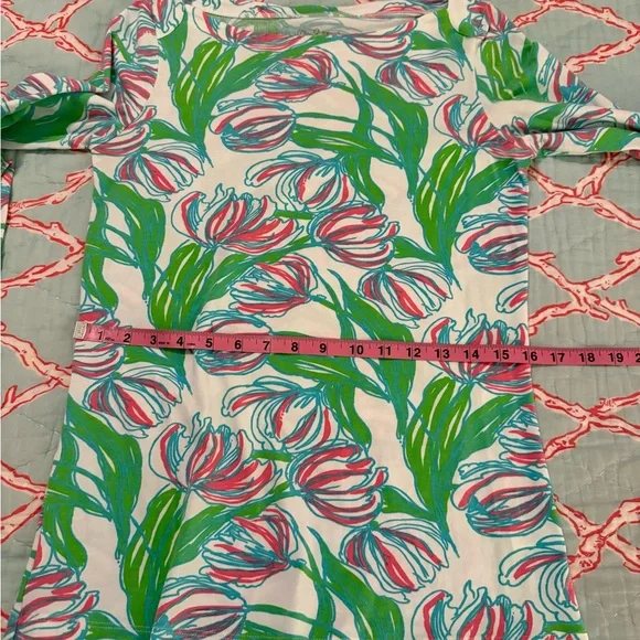 Lilly Pulitzer Andie Ring The Bellboy Top S - Picture 9 of 10